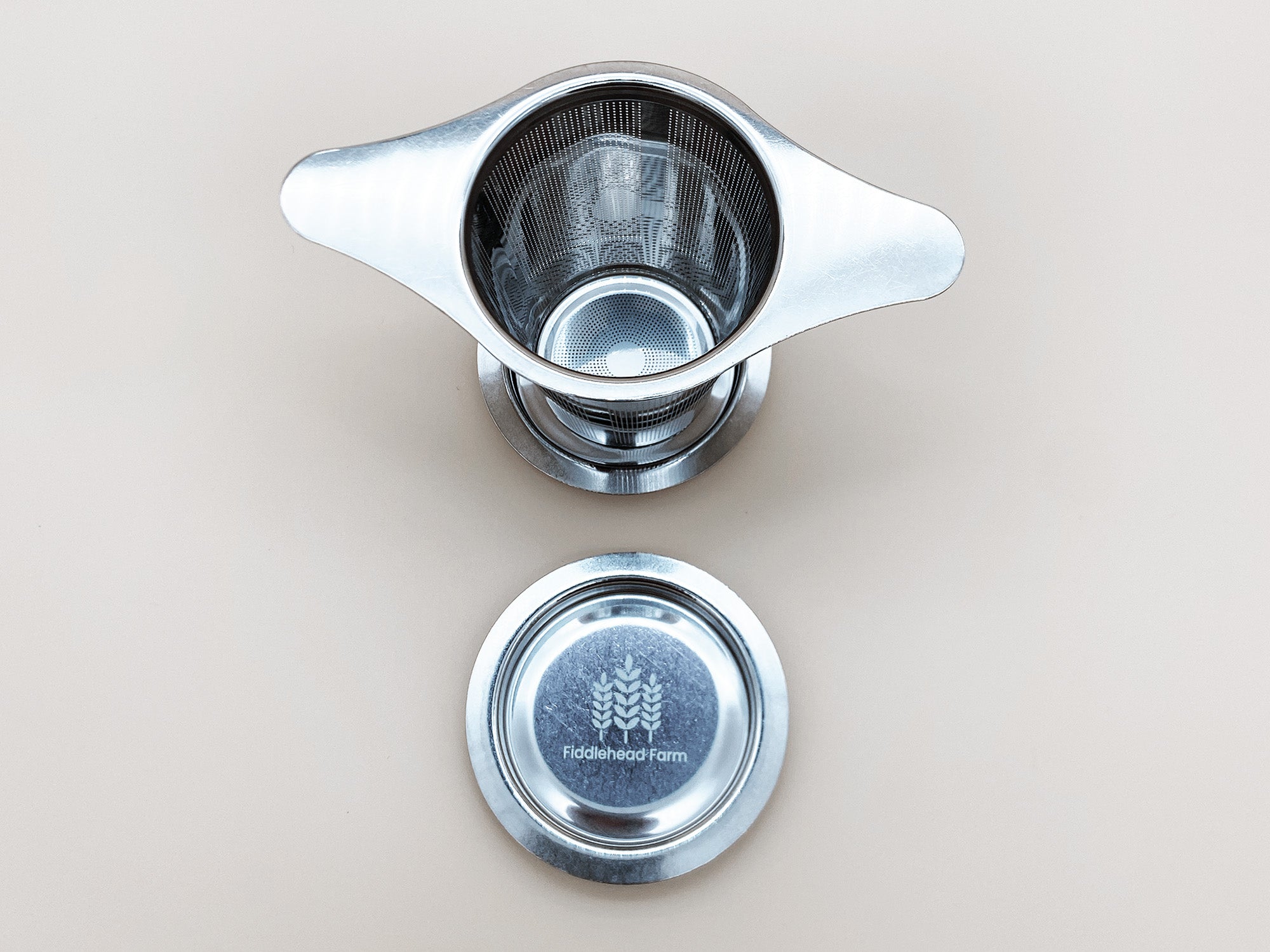 Tea Infuser / Strainer | Loose-Leaf Teas | Fiddlehead Farm | Columbia, Kentucky