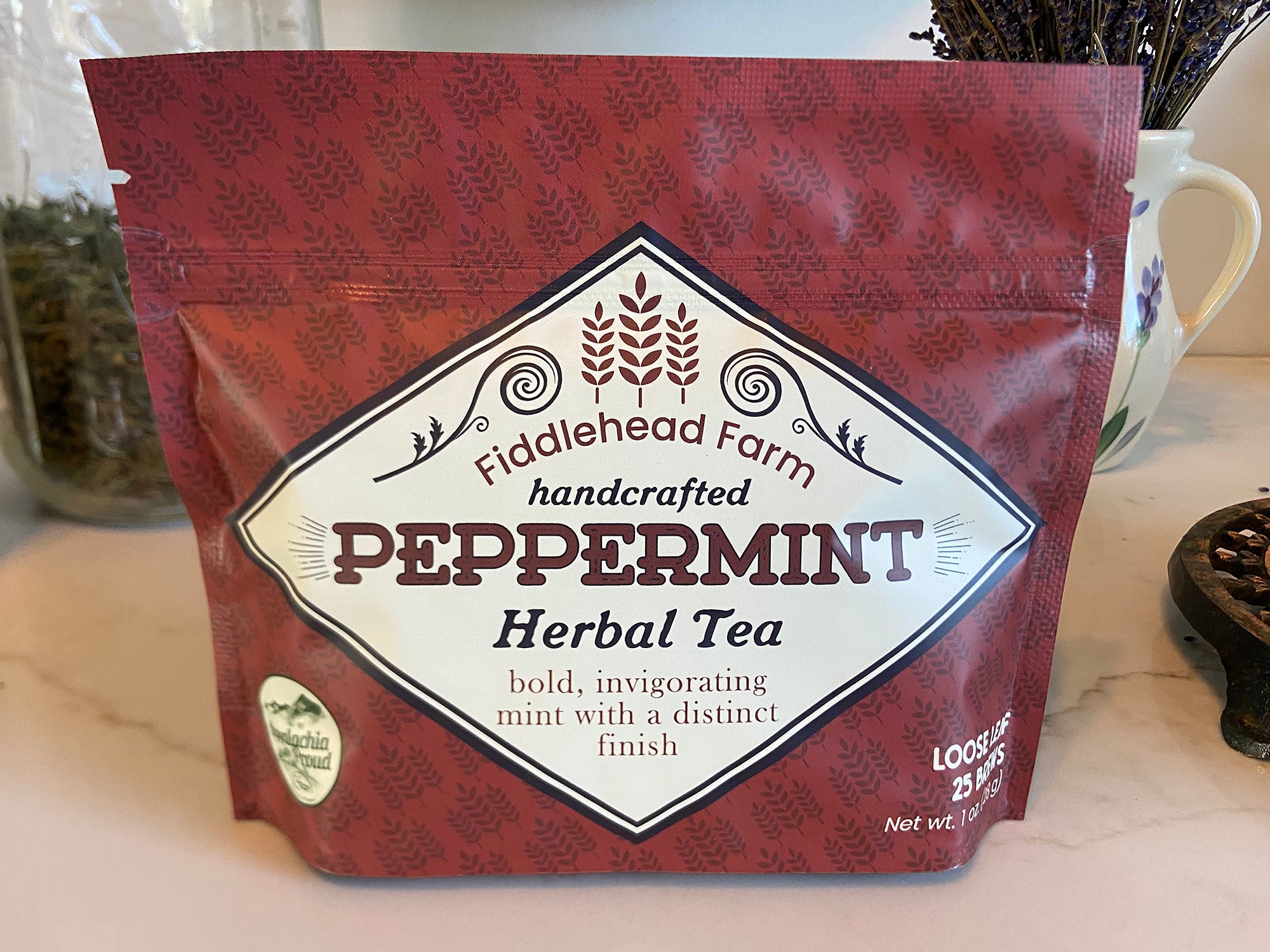 Peppermint | Loose-Leaf Teas & Infusers | Fiddlehead Farm | Columbia, Kentucky